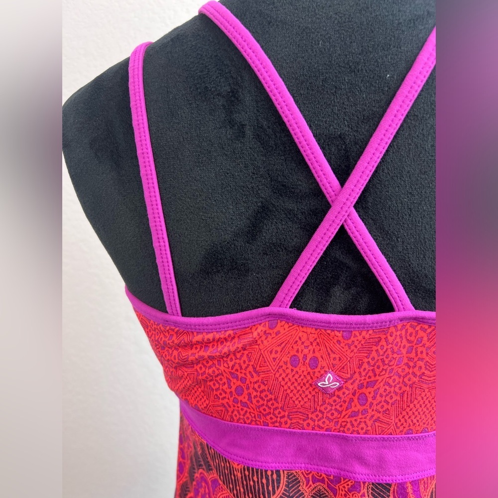 Prana Breathe Crisscross Back Tank Top in Red Size Small - Picture 5 of 8